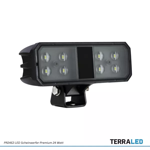 LED Arbeitsscheinwerfer Rückfahrscheinwerfer 24 Watt Breitstrahler ECE-R23