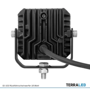 LED Rückfahrscheinwerfer 18 Watt mit ECE R23 Zulassung TerraLED BULL