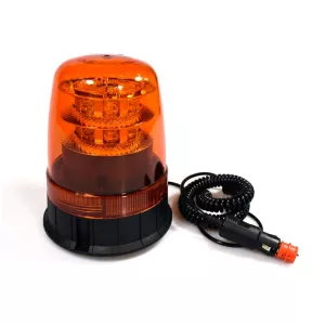 Gelbe LED Rundumleuchte Warnleuchte Blitzleuchte Magnet mit Zulassung 12  Volt 